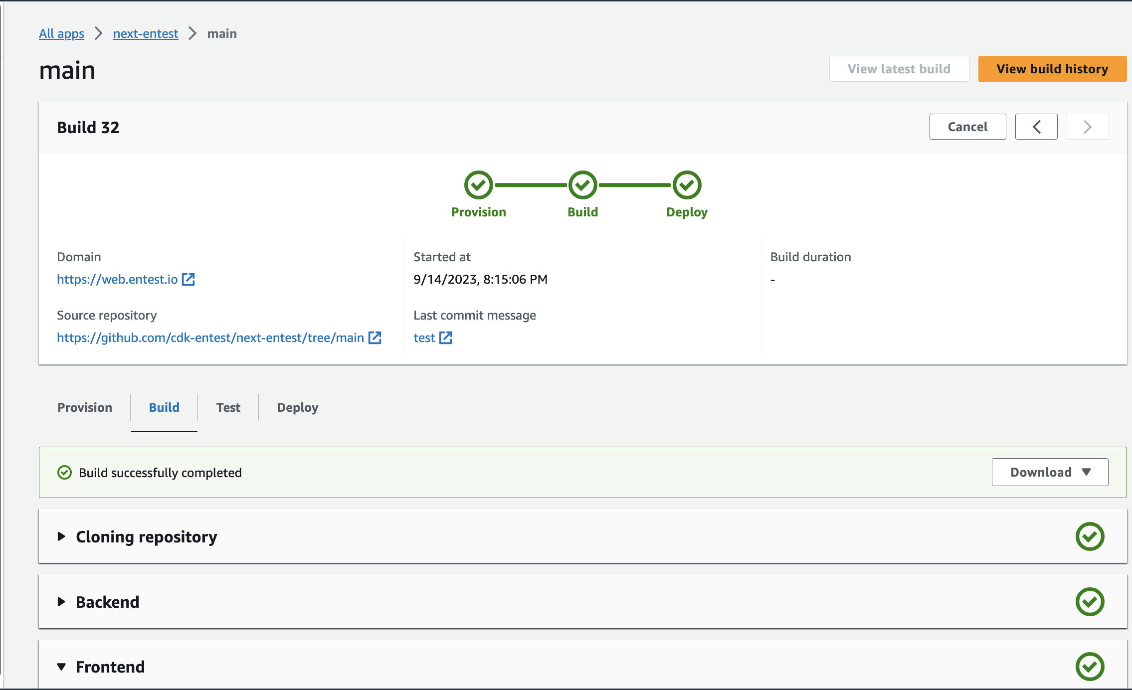 amplify nextjs hosting